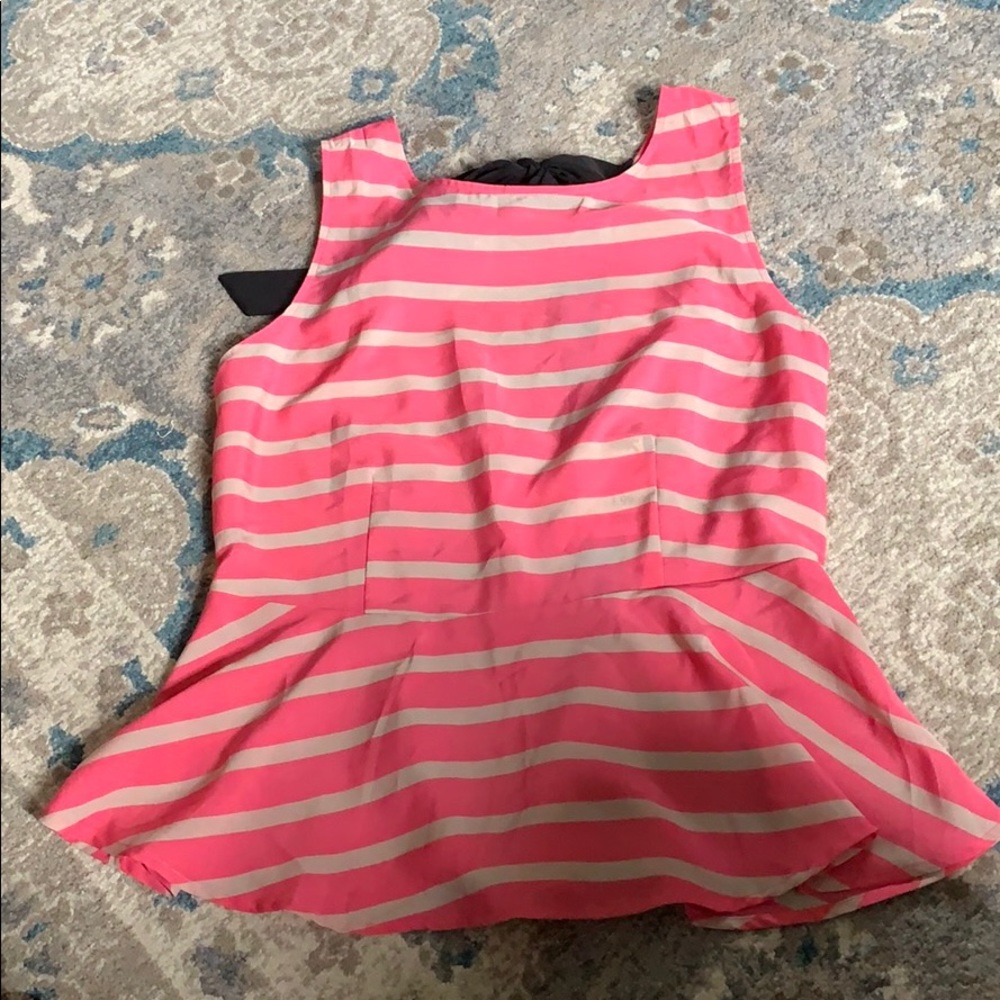 Peplum Top with Cute Back Details